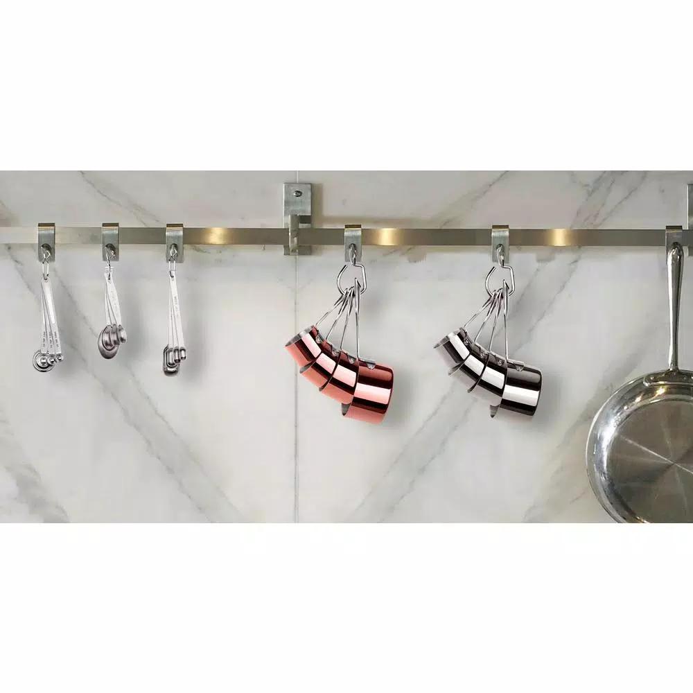 Artaste New Star 4-Piece Brass Plated Stainless Steel Measuring Cup Set