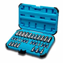 Capri Tools Hex Master Bit Socket Set, 32-Piece SAE and Metric thumbnail 1
