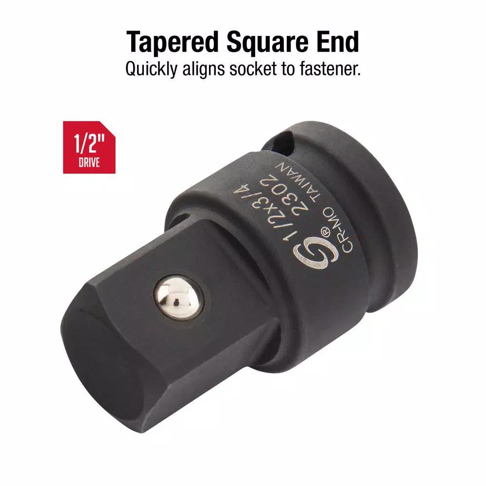 SUNEX TOOLS Sunex 1/2 in. Female to 3/4 in. Male Impact Socket Adapter