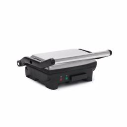 Elite Cuisine 3-in-1 Panini Press, Contact Grill and Indoor Grill, 1000W, Black Stainless Steel thumbnail 2