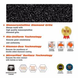 Sharpal 162N 8-in. Dual-Grit Diamond Whetstone Sharpener with Storage Base and Angle Guide thumbnail 7