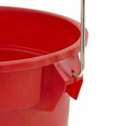 TAFCO PRODUCTS Tafco 3.5 Gal. Red Round Utility ECO Bucket, 14 Qt. Heavy-Duty Commercial Grade, Made from 100% Recycled Water Bottles thumbnail 6