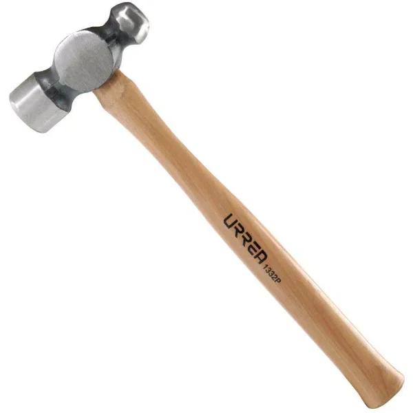 URREA 12 oz. Ball Peen Hammer with Hickory Wood Handle