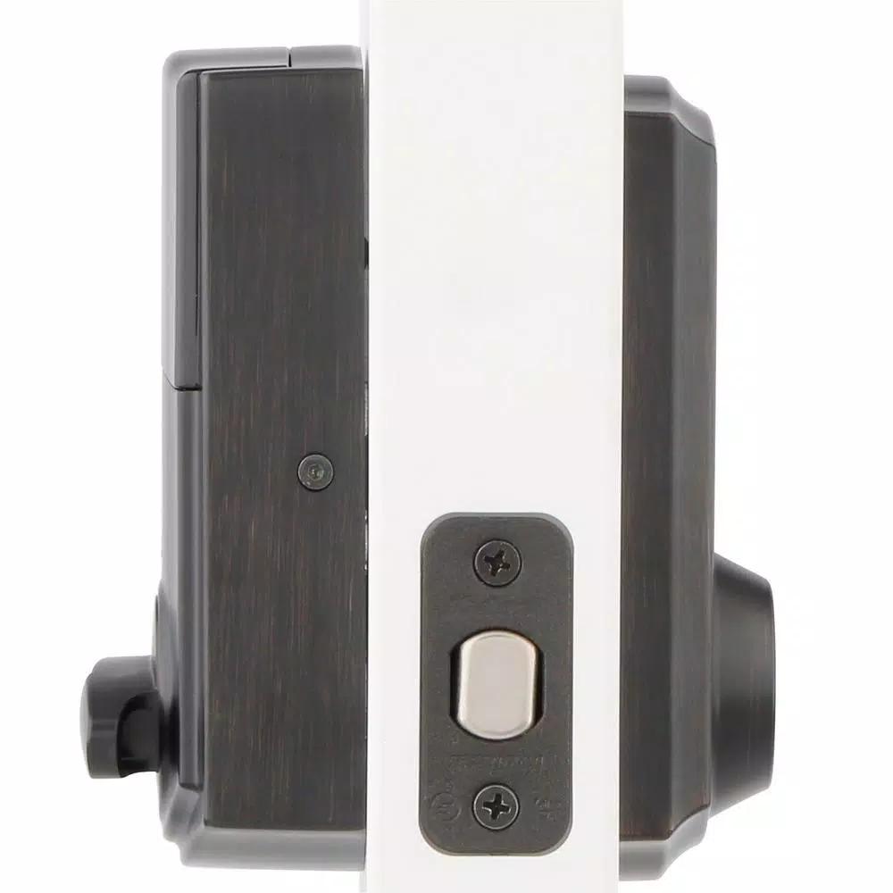 Kwikset SmartCode 916 Z-Wave Smart Deadbolt with SmartKey Security, Venetian Bronze