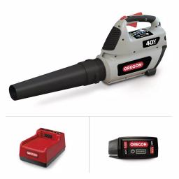 Oregon BL300 40V Cordless Handheld Leaf Blower, 131.5 MPH, 507 CFM, with 6.0 Ah Battery and Rapid Charger thumbnail 1