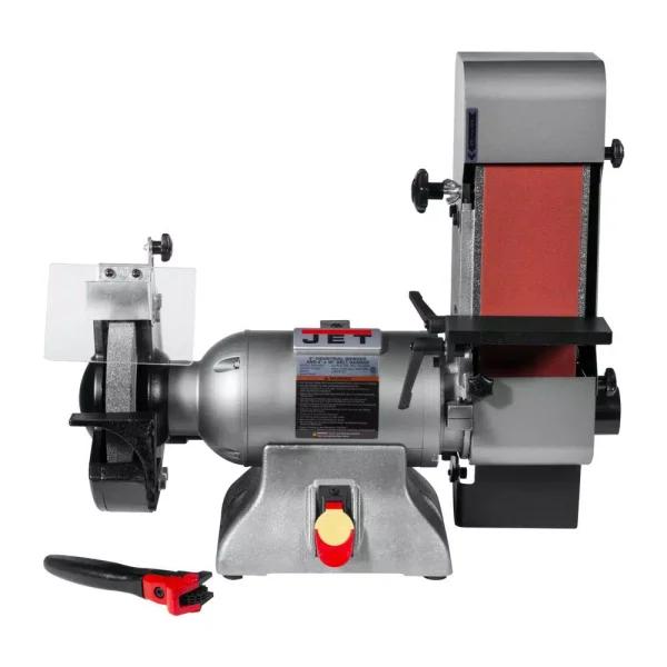 Jet IBGB-436 8 in. Industrial Combination Grinder and 4 in. x 36 in. Belt Sander, 1 HP, 115 V