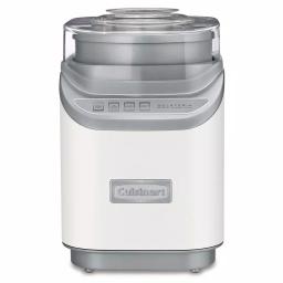 Cuisinart Cool Creations 2 Qt. White Electric Ice Cream Maker with Recipe Booklet thumbnail 1