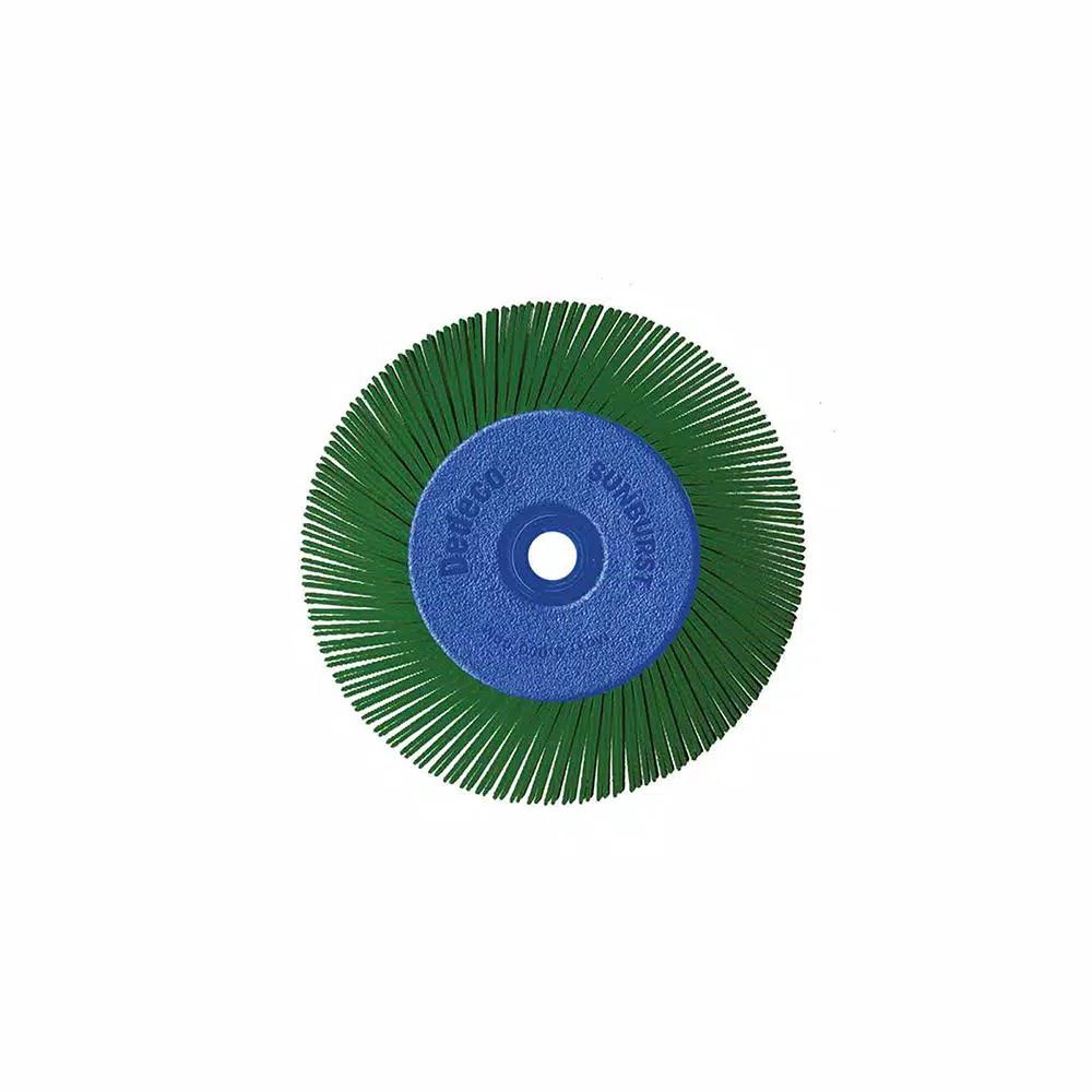 Dedeco Sunburst 6 in. TA Radial Discs, 50-Grit X-Coarse, 1/2 in. Arbor Thermoplastic Cleaning and Polishing Tool