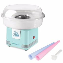 Nostalgia Retro Aqua Cotton Candy Maker - Works with Hard Candy & Sugar Free Candy thumbnail 1