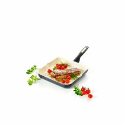 GreenPan Rio 10 in. Square Aluminum Ceramic Nonstick Griddle, Black thumbnail 3