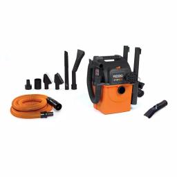 RIDGID 5 Gal. Stor-N-Go 5.0 Peak HP Wet/Dry Shop Vacuum with Wall Mount and Premium Car Cleaning Kit thumbnail 1