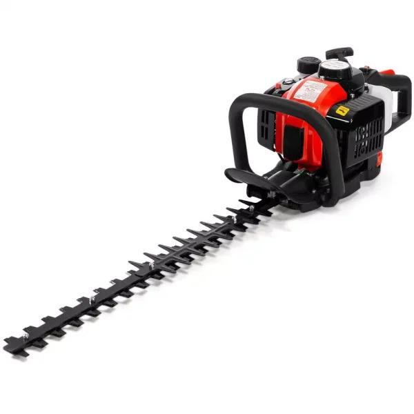 XtremepowerUS 24 in. Gas Powered 2-Stroke Hedge Trimmer, 26 cc Engine