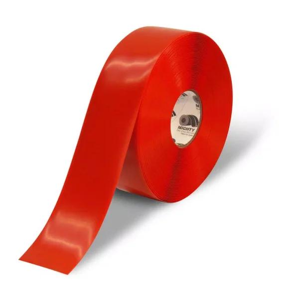 Mighty Line 3 in. Red Heavy-Duty Floor Tape, 100 ft. Roll