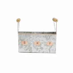 Mind Reader Silver Galvanized Steel Utensil Caddy - Kitchen Condiment & Flatware Organizer thumbnail 6