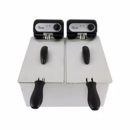 Chard Double Deep Fryer, 6L Capacity, Dual 1500W Tanks with 2 Baskets thumbnail 3