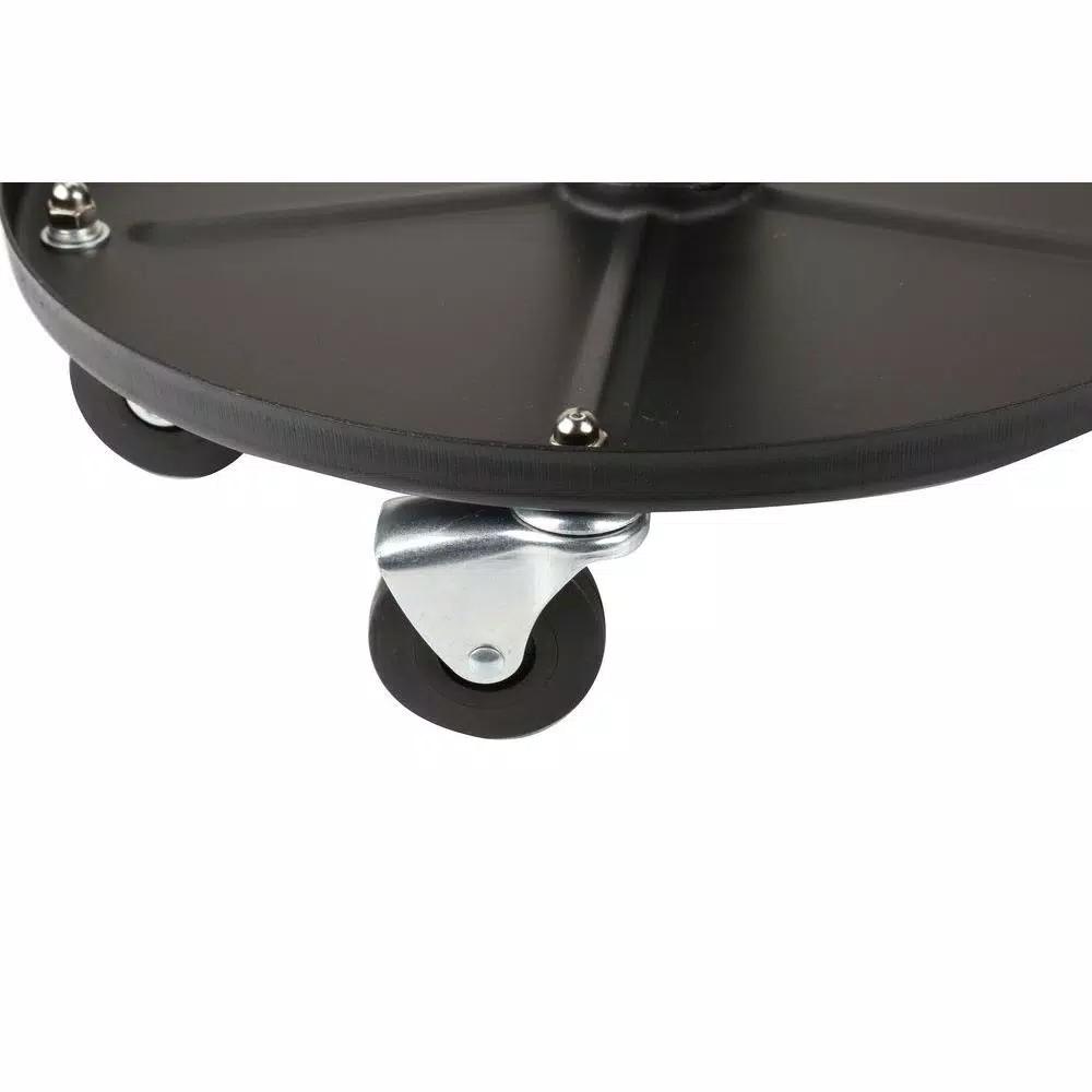 OLYMPIA Tools Heavy-Duty Adjustable Mechanic's Roller Seat with Tool Tray