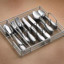 Hampton Forge Lincoln 46-Piece 18/0 Stainless Steel Flatware Set, Service for 8 thumbnail 3