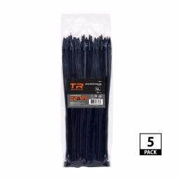 TR Industrial 12 in. UV Resistant Nylon Cable Ties, Black (500-Pack) thumbnail 1