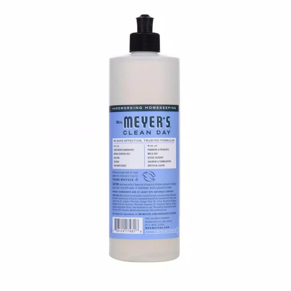 Mrs. Meyer's Clean Day Liquid Dish Soap, Bluebell, 16 oz. (Case of 6)
