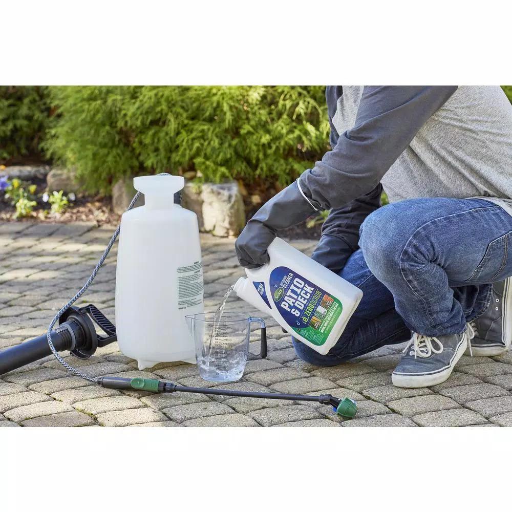 Scotts Outdoor Cleaner Patio and Deck Concentrate with ZeroScrub Technology, 0.5 Gal.