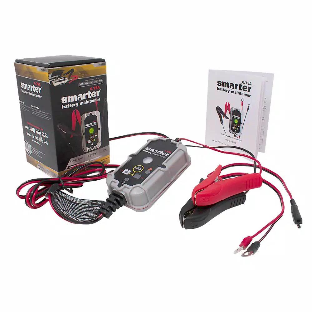 Smartech Products Smartech IC-1000 0.75 Amp 6V/12V Intelligent Battery Charger and Maintainer