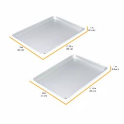 Chicago Metallic Commercial II Jelly Roll Pans, Set of 2 thumbnail 3