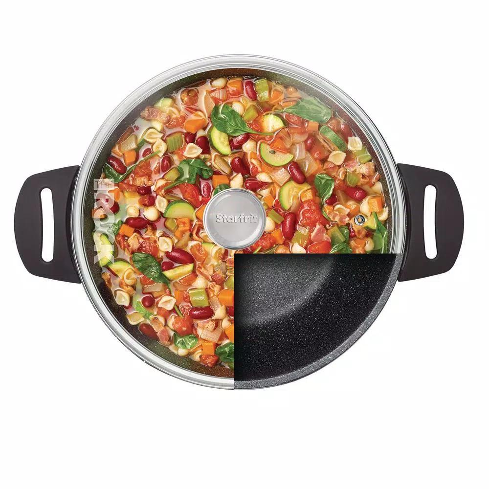 Starfrit The Rock Electric Multi-Pot Wok with Nonstick Cast-Aluminum Body and Bakelite Handles
