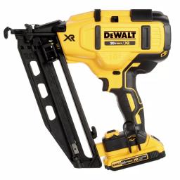 DEWALT 20V MAX 16-Gauge Cordless Angled Finish Nailer Kit with (2) 2.0 Ah Batteries and Charger thumbnail 4