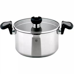 1829 Carl Schmidt Sohn ARON 2.6 qt. Stainless Steel Stock Pot with Glass Lid and Multi-Functional Utensil Holder Knob thumbnail 1