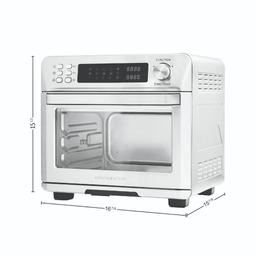 Ovente 1700W Stainless Steel Digital Air Fryer Rotisserie Convection Oven & Dehydrator, 25L thumbnail 7