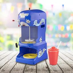 Great Northern Popcorn Ice Cub Shaved Ice Machine, 24 oz. Blue thumbnail 4