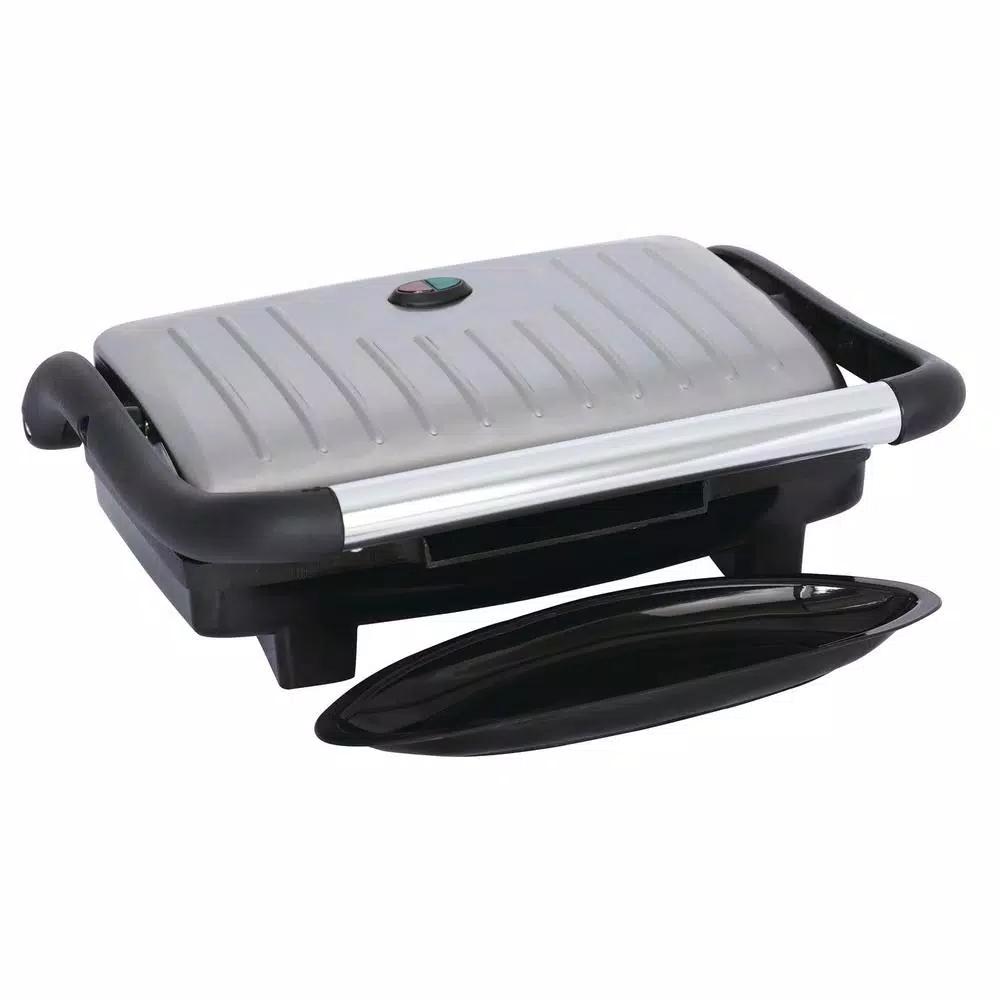 Brentwood Appliances 1,000-Watt Metallic Ceramic Panini Press & Sandwich Maker