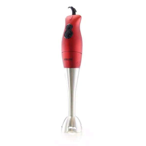 Better Chef DualPro 2-Speed Red Handheld Immersion Blender with Whisk Attachment