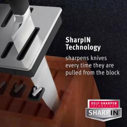 Calphalon Contemporary 20-Piece Self-Sharpening Cutlery and Block Set with SharpIN Technology thumbnail 2