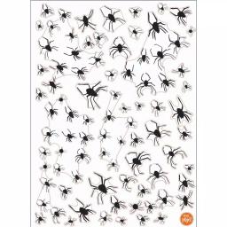 WallPops Little Spiders Halloween Wall Art Kit - 52pc Peel and Stick Spider Wall Decals, 24 in. x 17.5 in. thumbnail 3