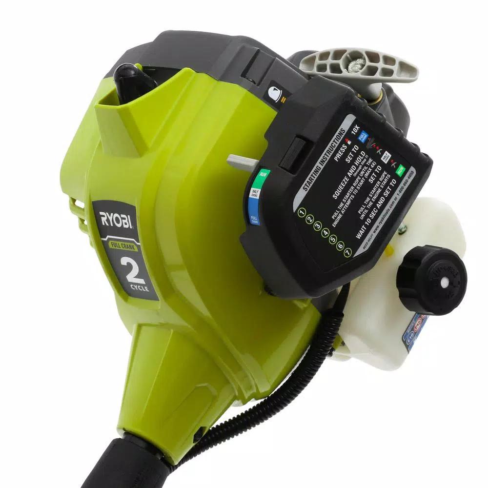 RYOBI 25cc 2-Cycle Gas Brush Cutter with Full Crank Engine and Expand-It Compatibility