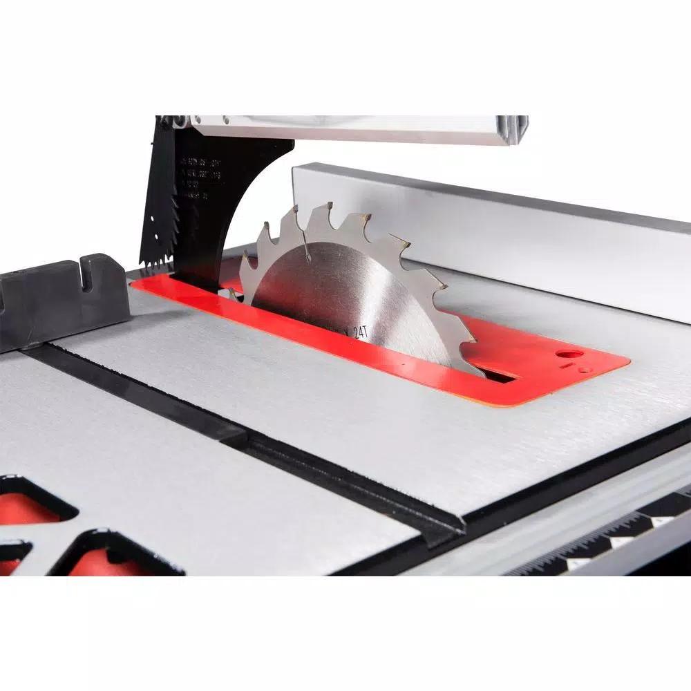 General International 10 in. Table Saw with Heavy Duty Steel Stand, 13 Amp High-Torque Motor