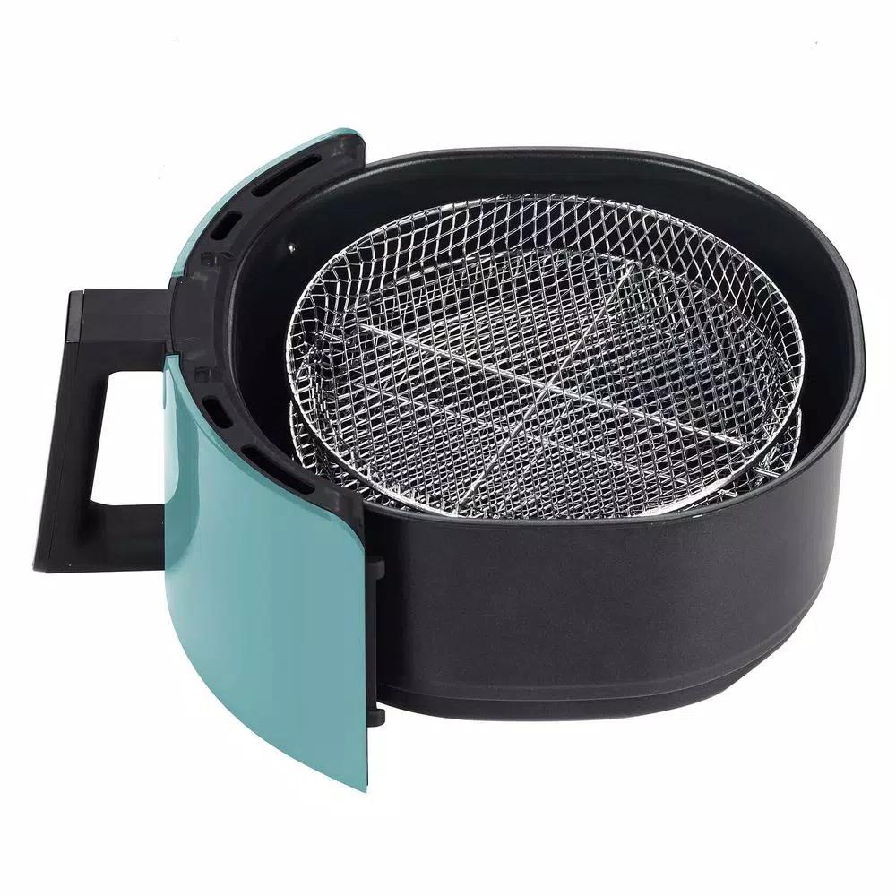GoWISE USA 7 Qt. Digital Air Fryer with Dehydrator, 8-in-1 Functions and 3 Stackable Racks, Mint
