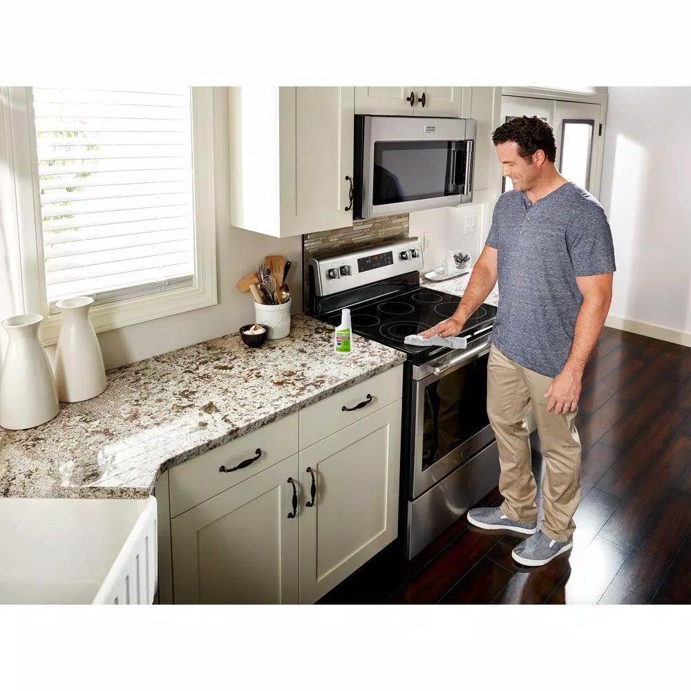 Affresh Afresh Cooktop Cleaner, 10 oz. Non-Abrasive Liquid for Glass, Ceramic, and Porcelain