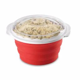Cuisinart Pop and Serve 2.5 qt. Silicone Microwave Popcorn Maker - Red thumbnail 2
