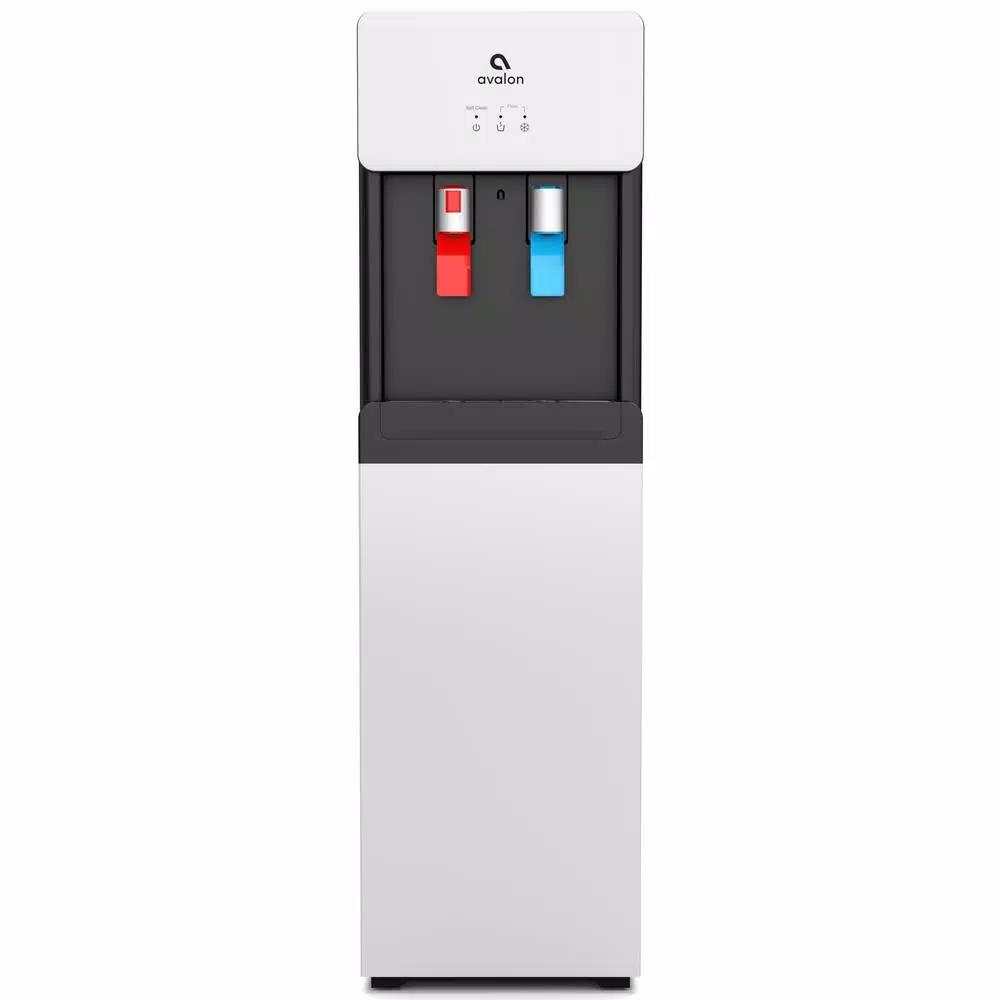 Avalon Self-Cleaning Bottleless Water Cooler Dispenser with Hot & Cold Water, White