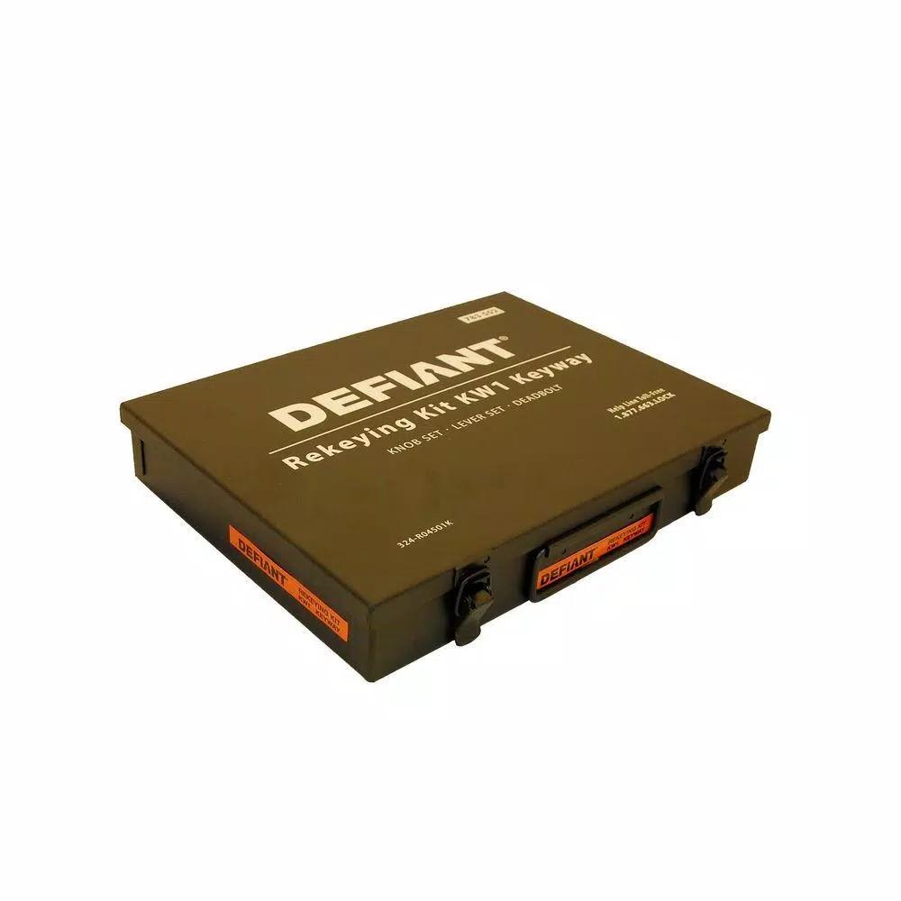 Defiant Rekey Kit with Metal Casing and Master Pins
