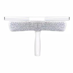Unger 14 in. Microfiber Window Squeegee Kit with 5 ft. Telescopic Pole and Scrubber thumbnail 2