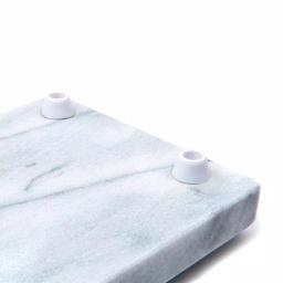 Fox Run White Marble Cheese Slicer Board with Stainless Steel Wire and 2 Replacement Wires thumbnail 3