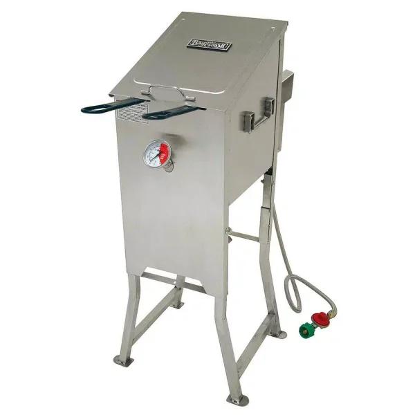 Bayou Classic 4 Gallon Stainless Steel Bayou Fryer with 2 Baskets