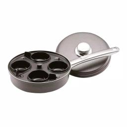 Farberware 8-Inch Nonstick Aluminum Egg Poacher with Lid and 4 Nylon Cups thumbnail 1