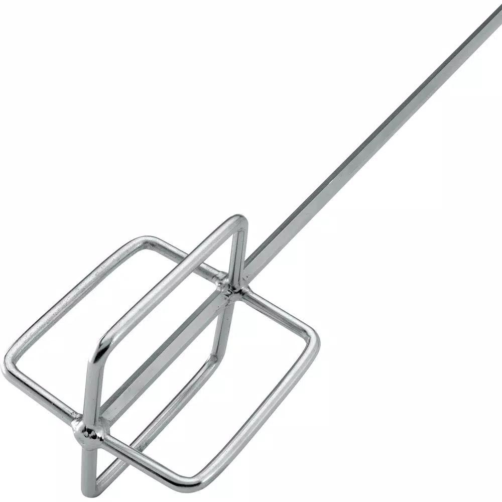 QEP 24 in. Professional Chrome-Plated Steel Mixing Paddle for Thinset and Grout
