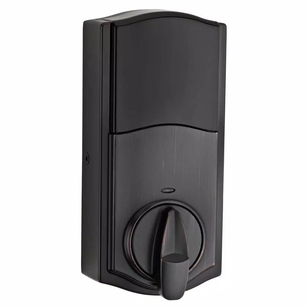 Kwikset SmartCode 916 Z-Wave Smart Deadbolt with SmartKey Security, Venetian Bronze