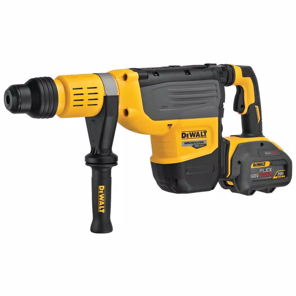 DEWALT 60V MAX FLEXVOLT Cordless Brushless 2 in. SDS MAX Combination Rotary Hammer Kit with (2) 12.0Ah Batteries