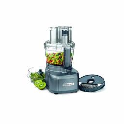 Cuisinart Elemental 13-Cup Food Processor with Dicing Kit and 4.5-Cup Bowl, 550W, Gray thumbnail 3